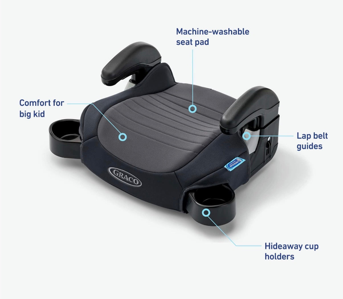Graco TurboBooster 2.0 Backless Booster Car Seat