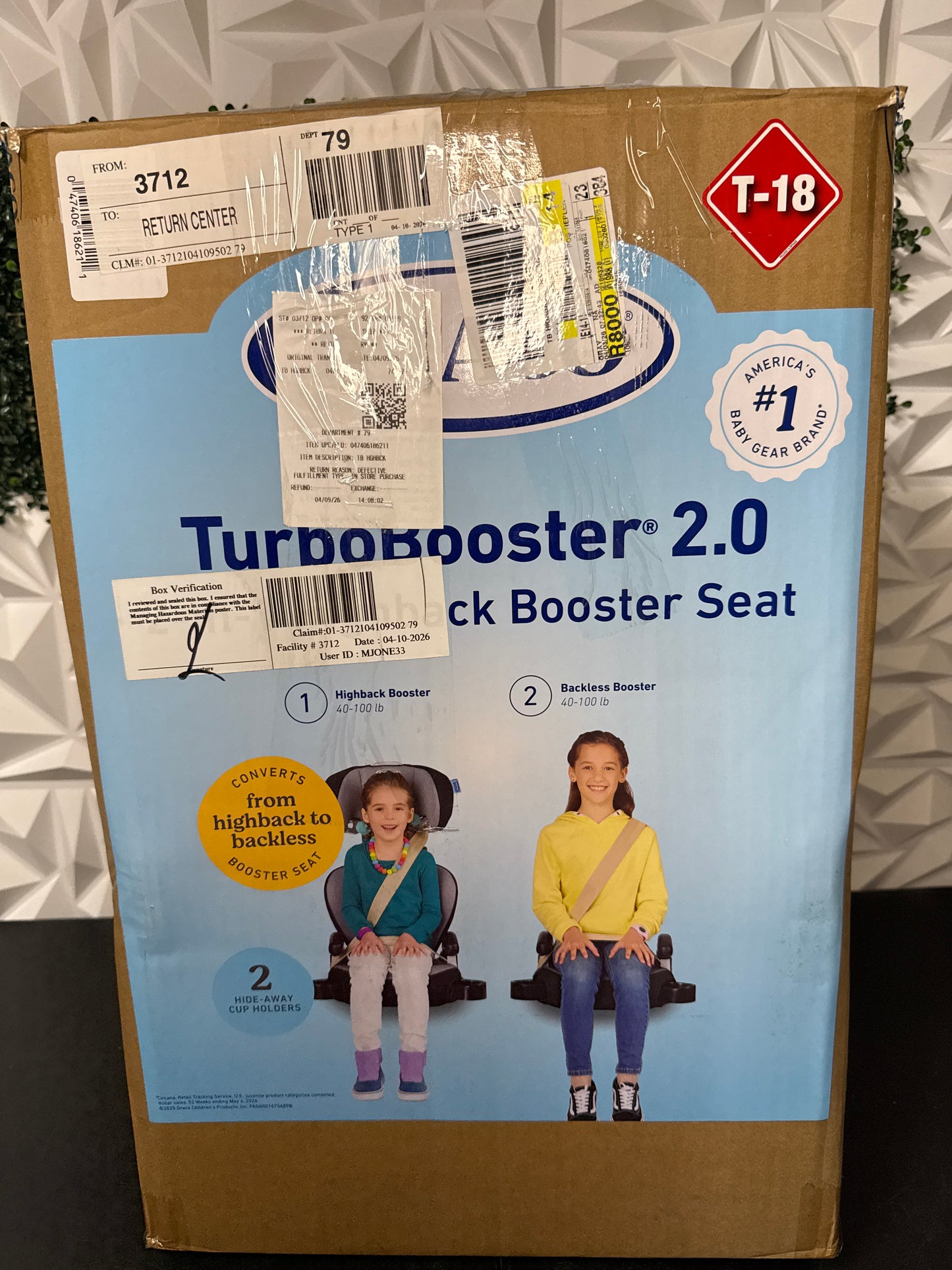 Graco TurboBooster 2.0 Highback Booster