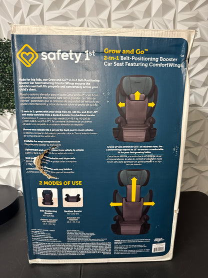 Safety 1st Grow and Go 2-in-1 Booster Car Seat with ComfortWings