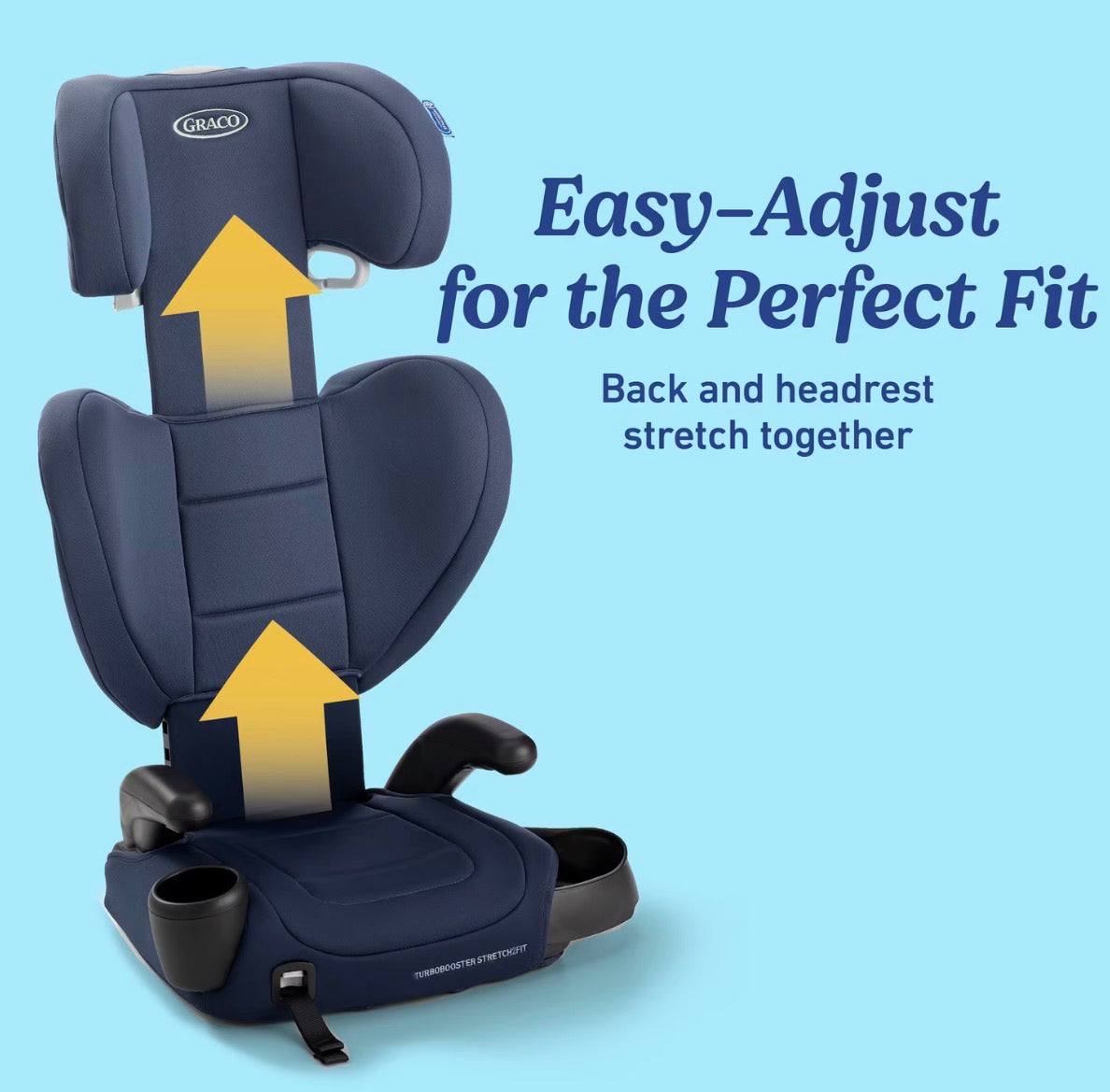 TurboBooster® Stretch2Fit™ Booster Seat