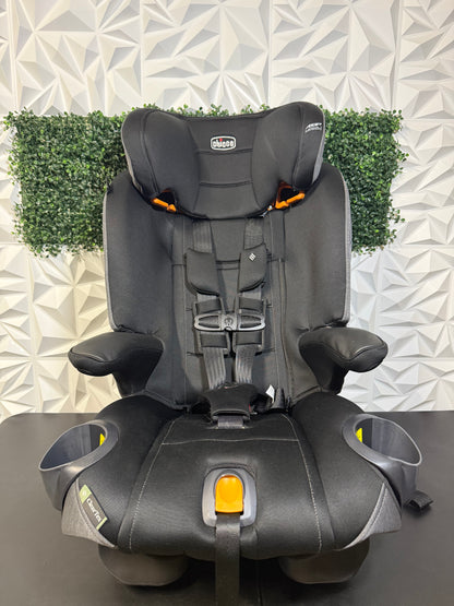 Chicco MyFit ClearTex Harness + Booster Seat - Raven: Fits 3 Across, LATCH Compatible, Machine Washable, Cup Holder
