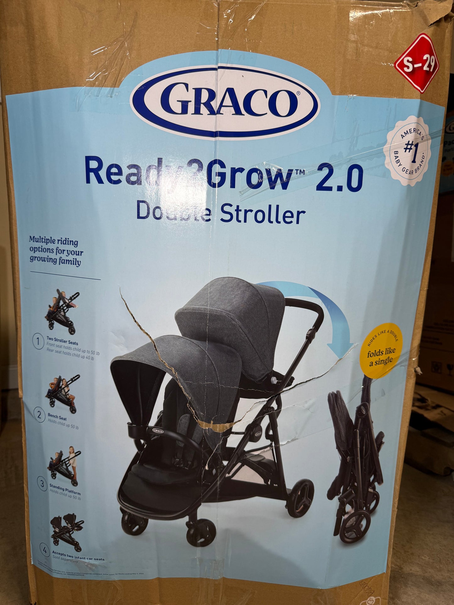 Graco Ready2Grow 2.0 Double Stroller