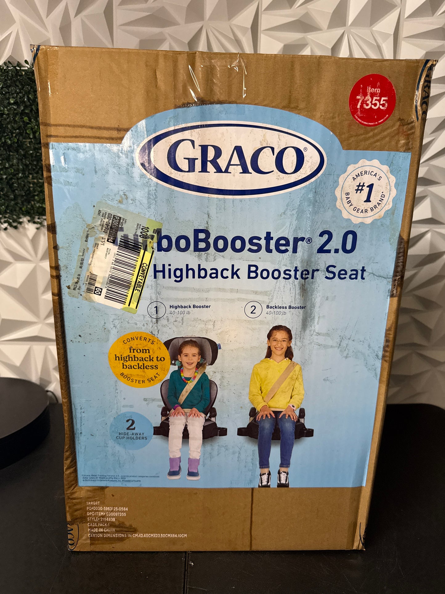 Graco TurboBooster 2.0 Highback Booster Car Seat