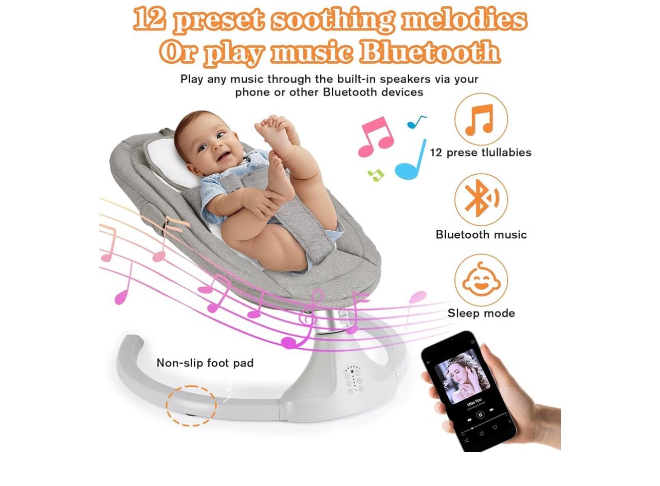 Baby Electric Swing Bouncer with Music and remote