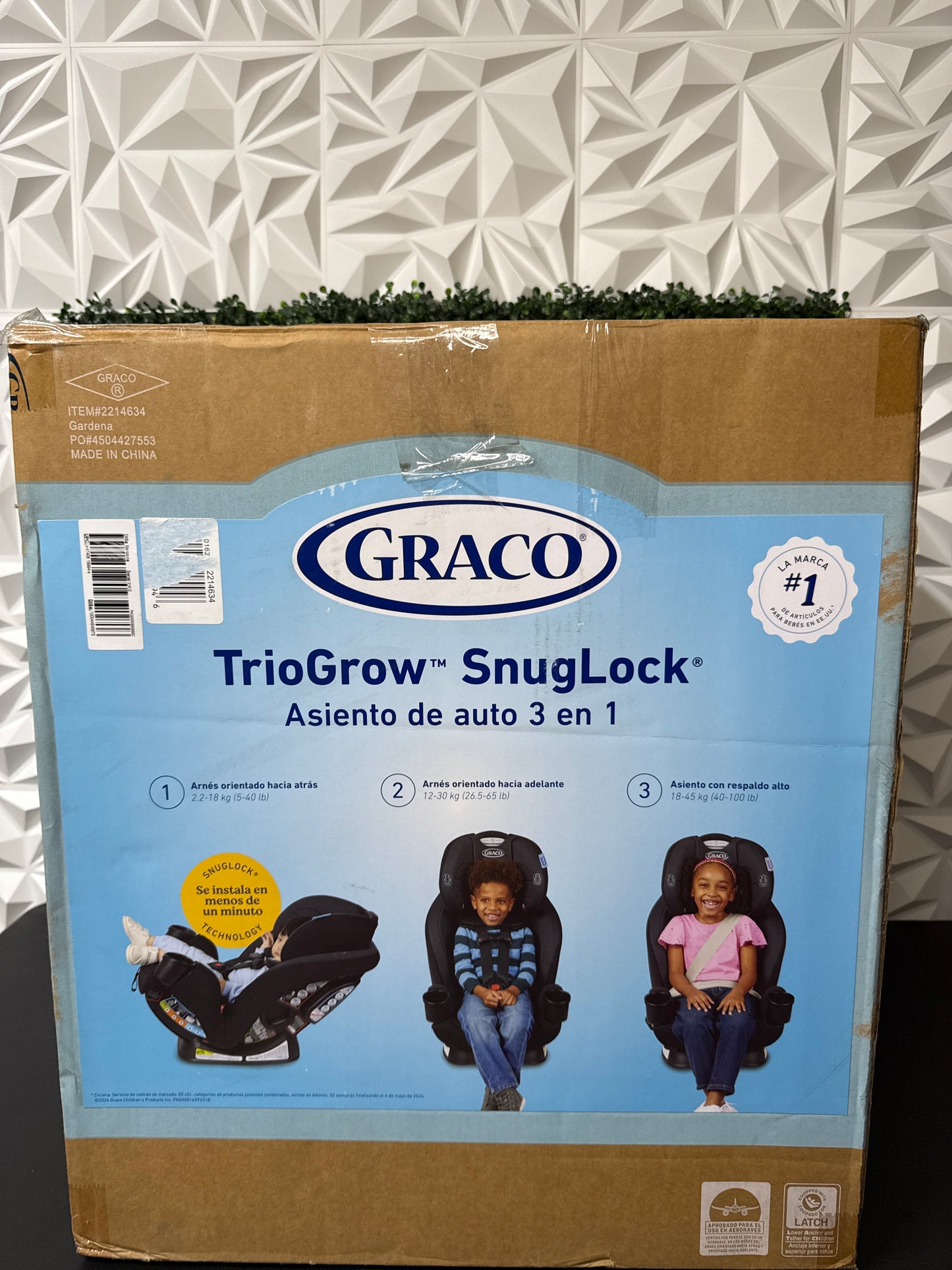 TrioGrow™ SnugLock® 3-in-1 Car Seat