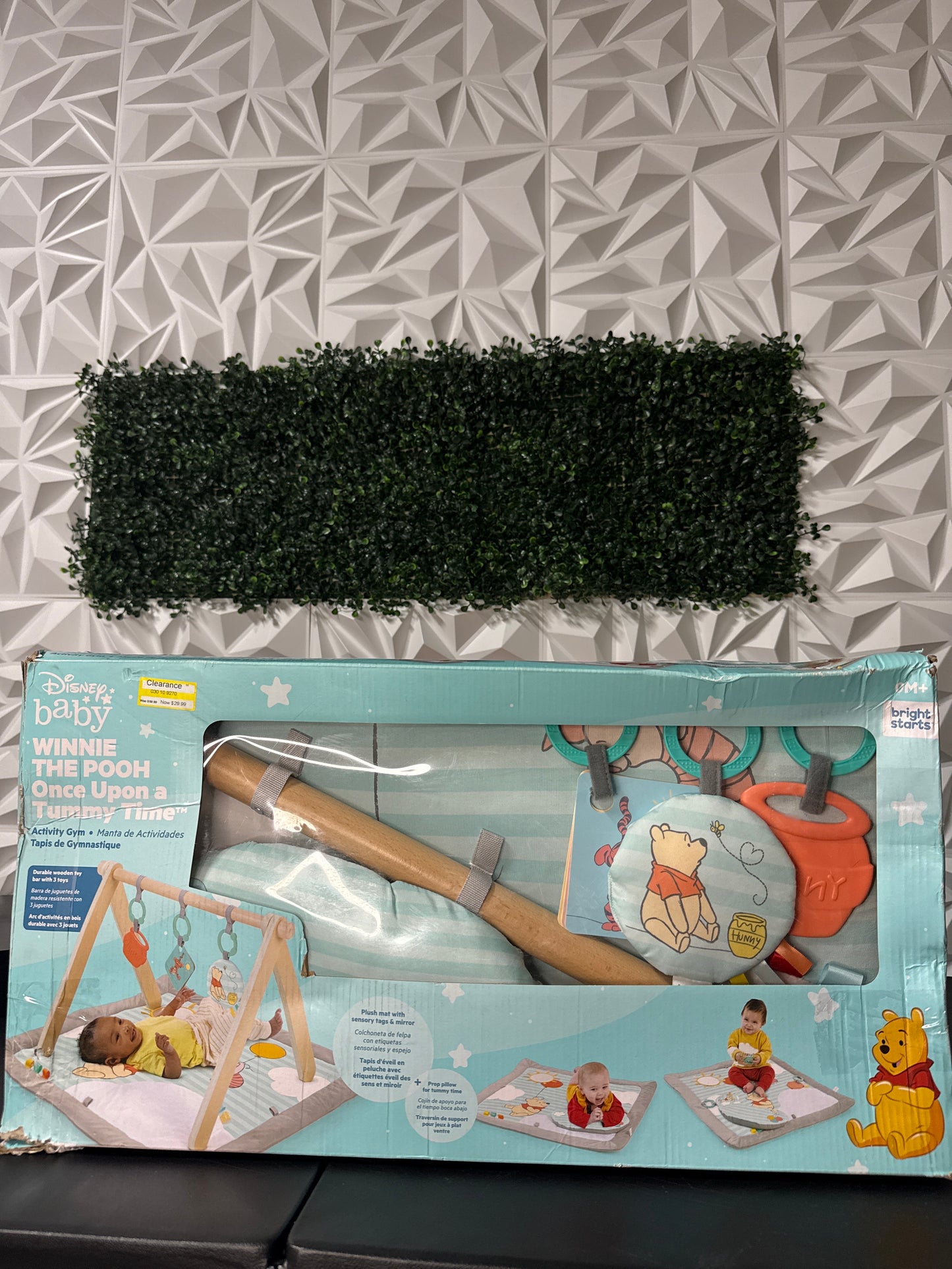 Bright Starts Winnie The Pooh Once Upon a Tummy Time Baby Playmat: Animal Icon Theme