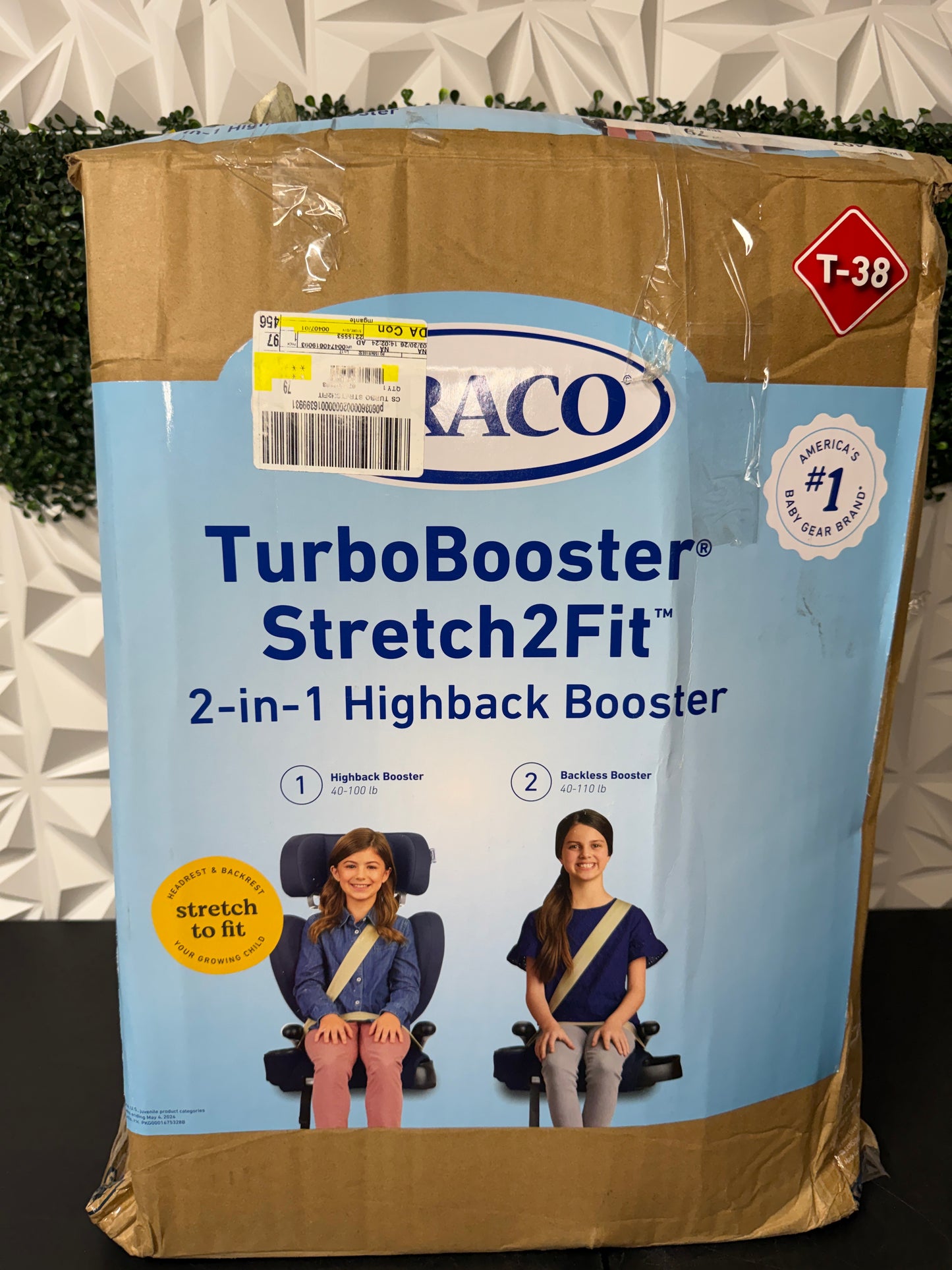 TurboBooster® Stretch2Fit™ Booster Seat