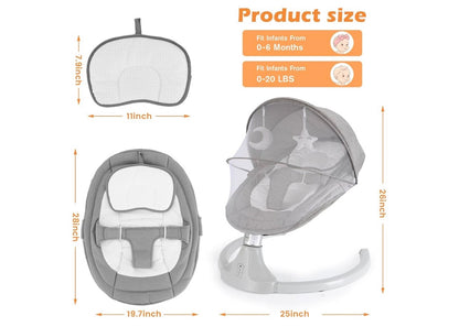 Baby Electric Swing Bouncer with Music and remote