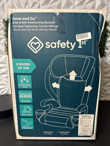 Safety 1st Grow and Go 2-in-1 Booster Car Seat with ComfortWings