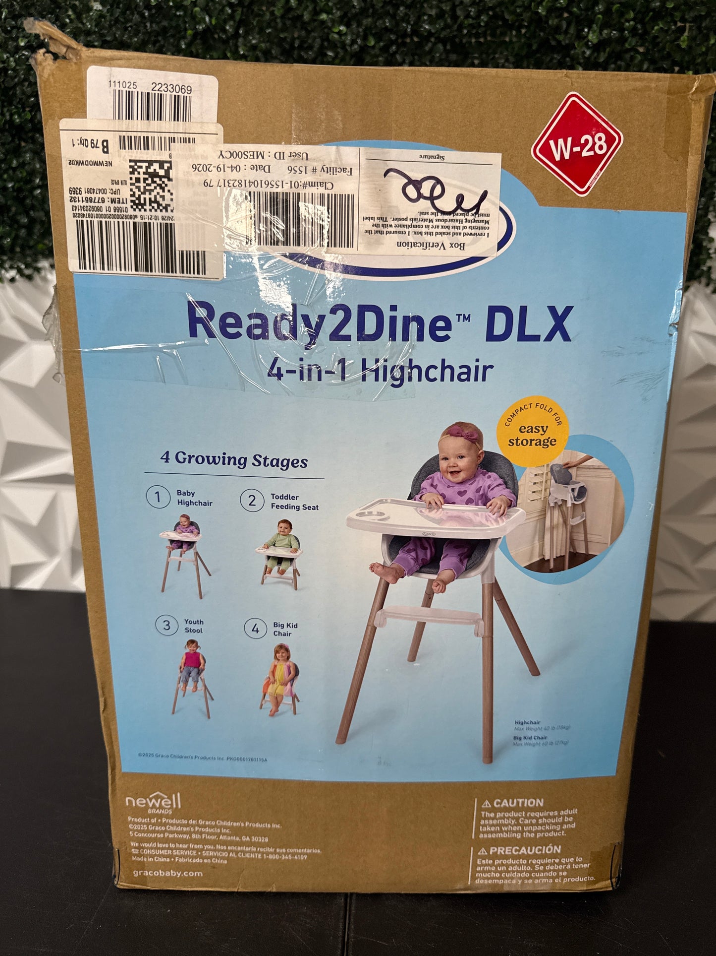 Graco Ready2Dine DLX 4-in-1 Standard High Chair