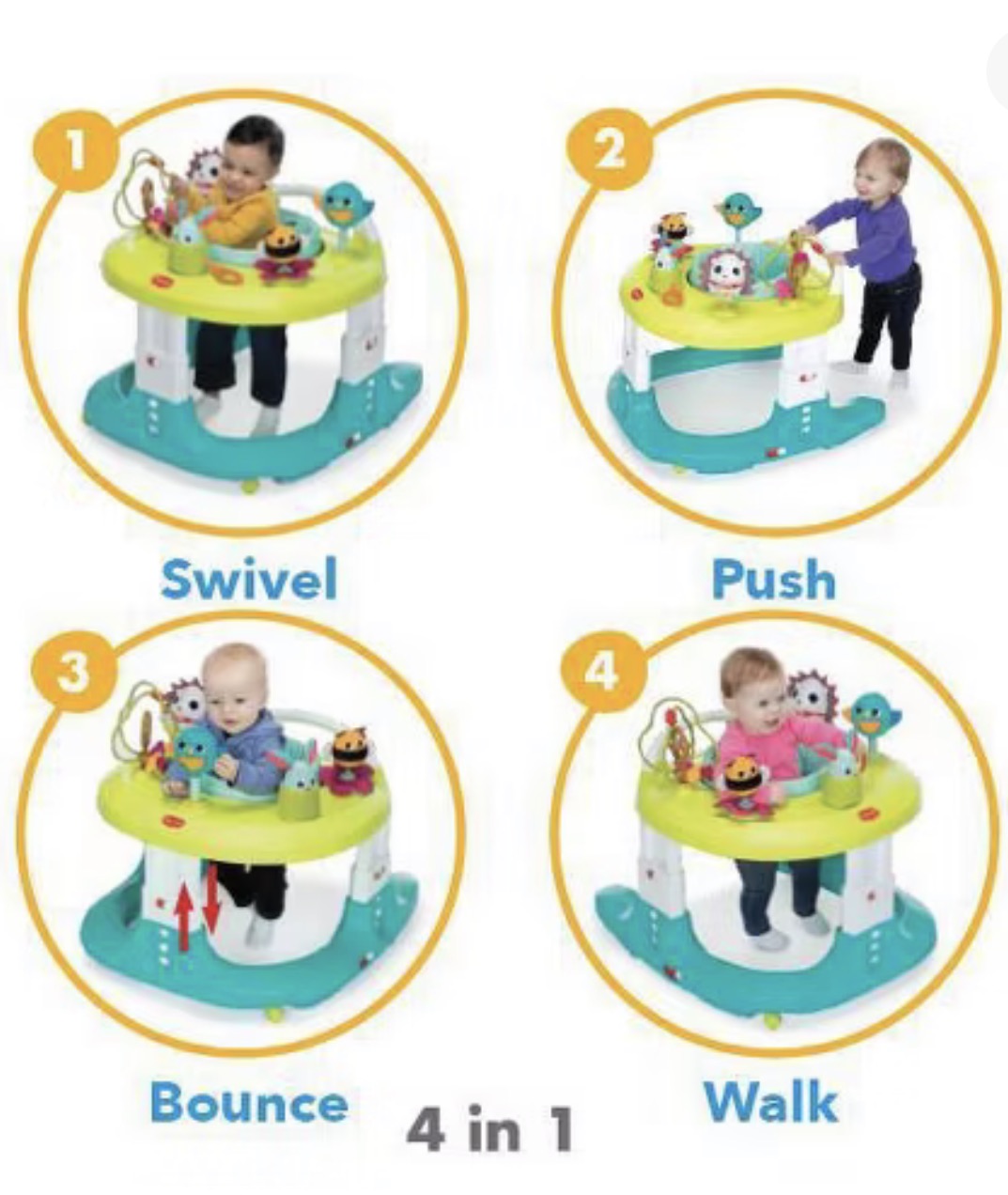 Tiny Love 4-in-1 Here I Grow Baby Mobile Activity Center