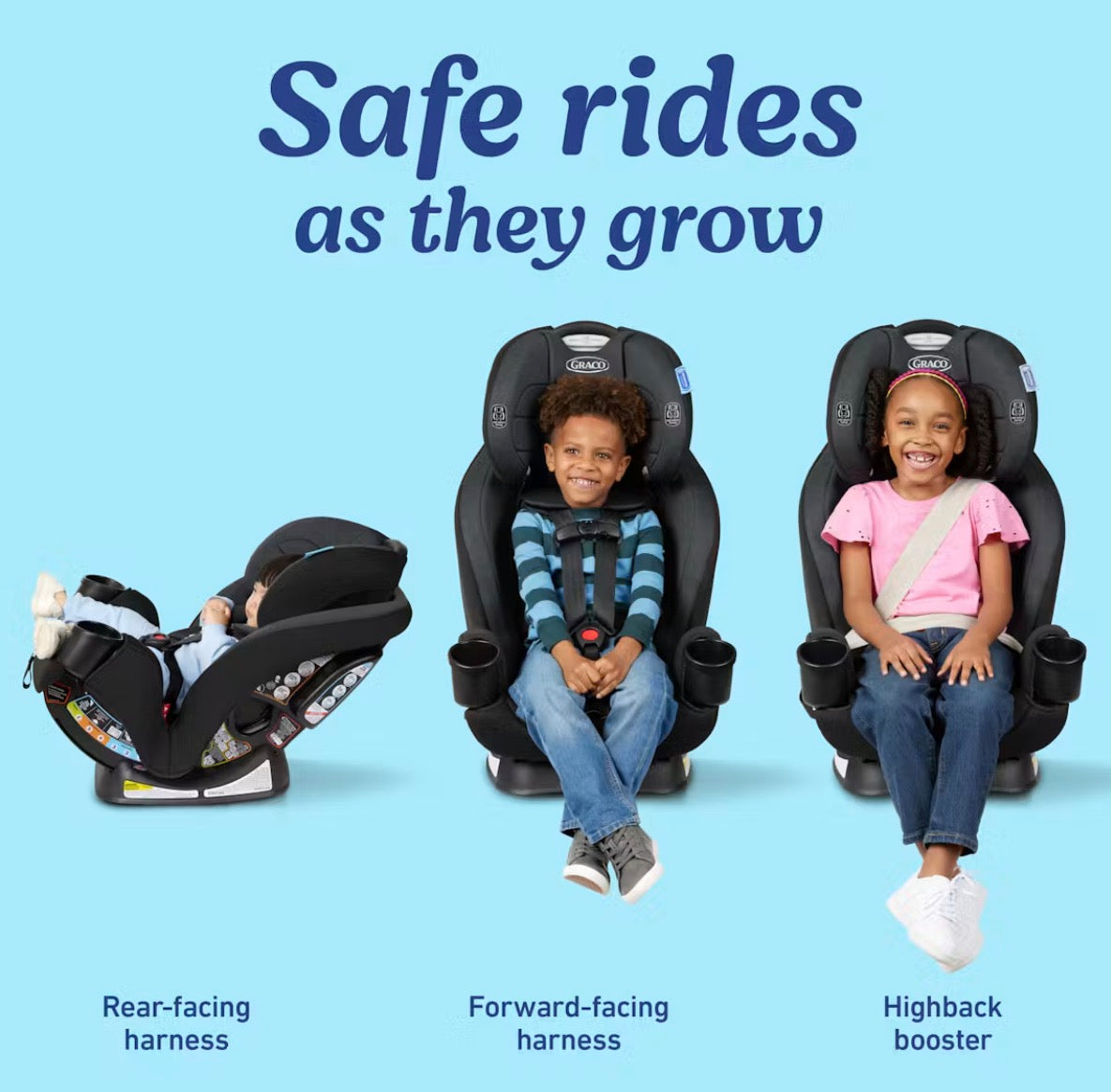 TrioGrow™ SnugLock® 3-in-1 Car Seat
