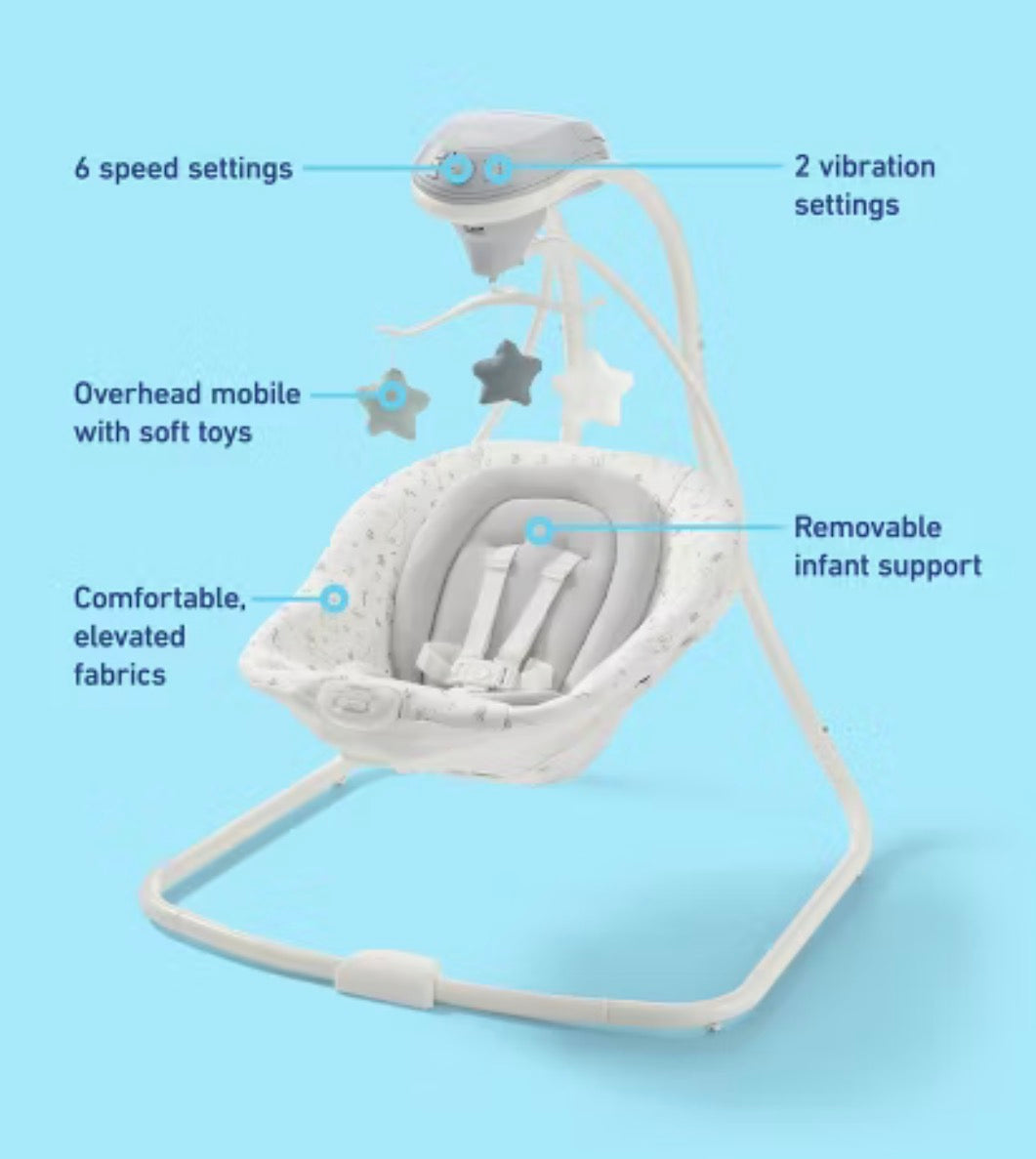 Graco Simple Sway Baby Swing - Blythe
