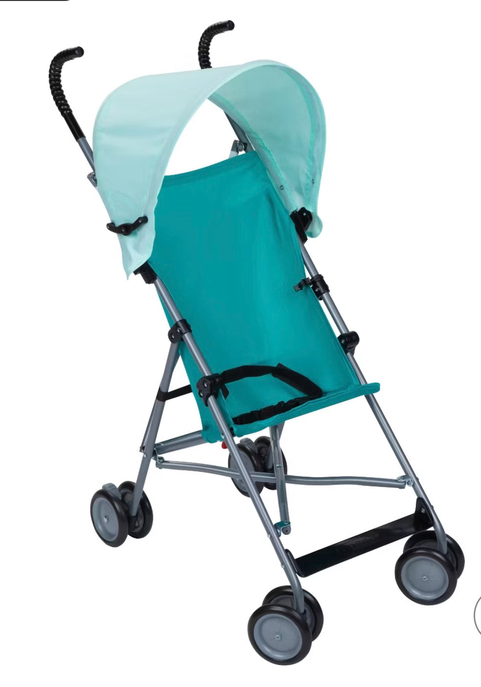 Cosco Umbrella Stroller with Canopy - Teal: Maximum Weight Capacity 40 lbs, Ultra-Compact, Forward Facing Seat