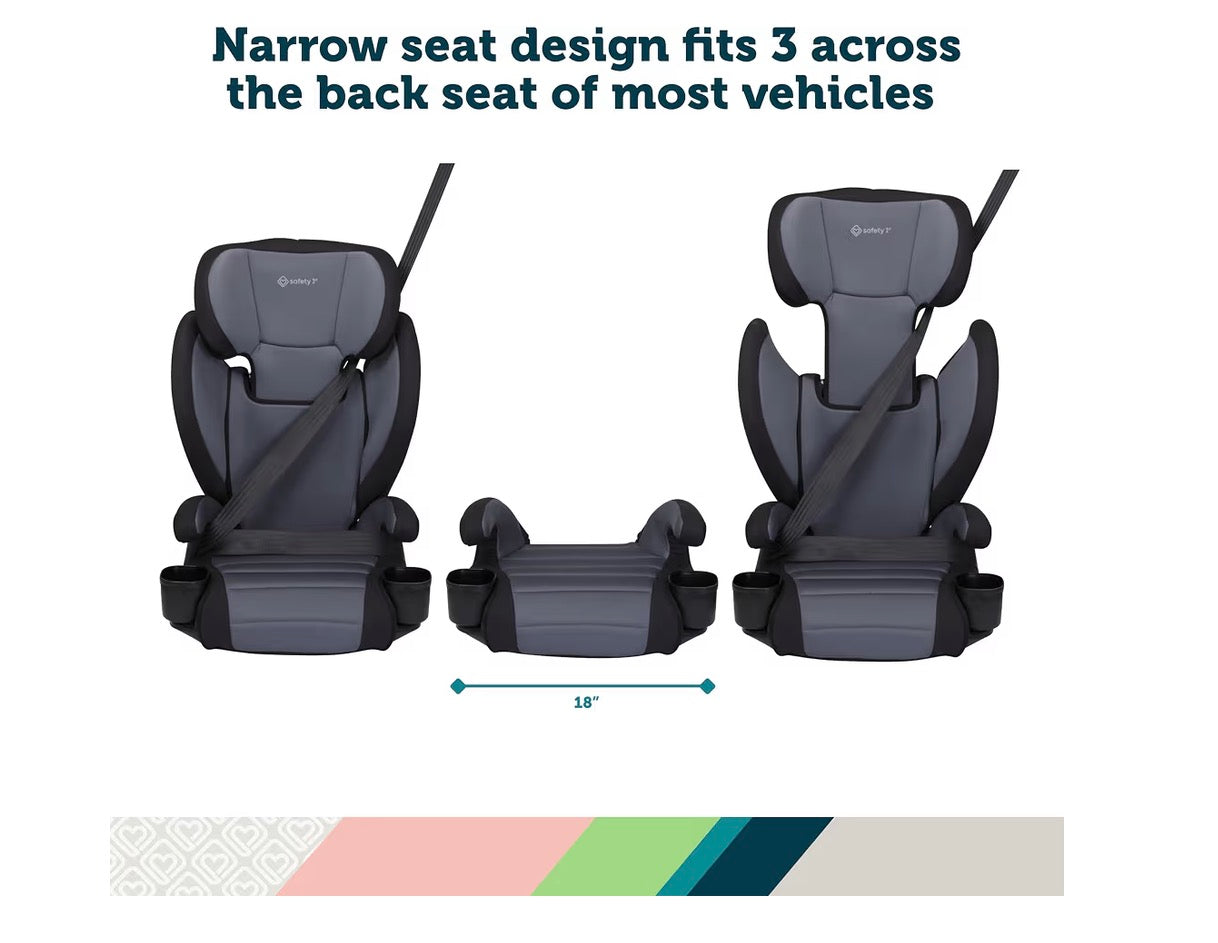 Safety 1st Grow and Go 2-in-1 Booster Car Seat with ComfortWings