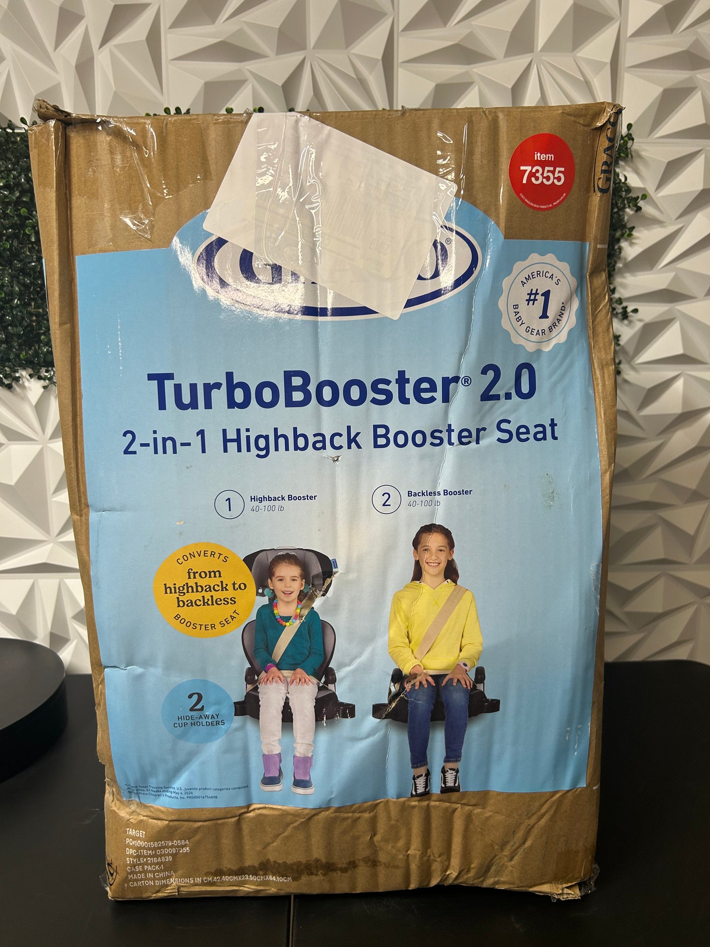 Graco TurboBooster 2.0 Highback Booster Car Seat