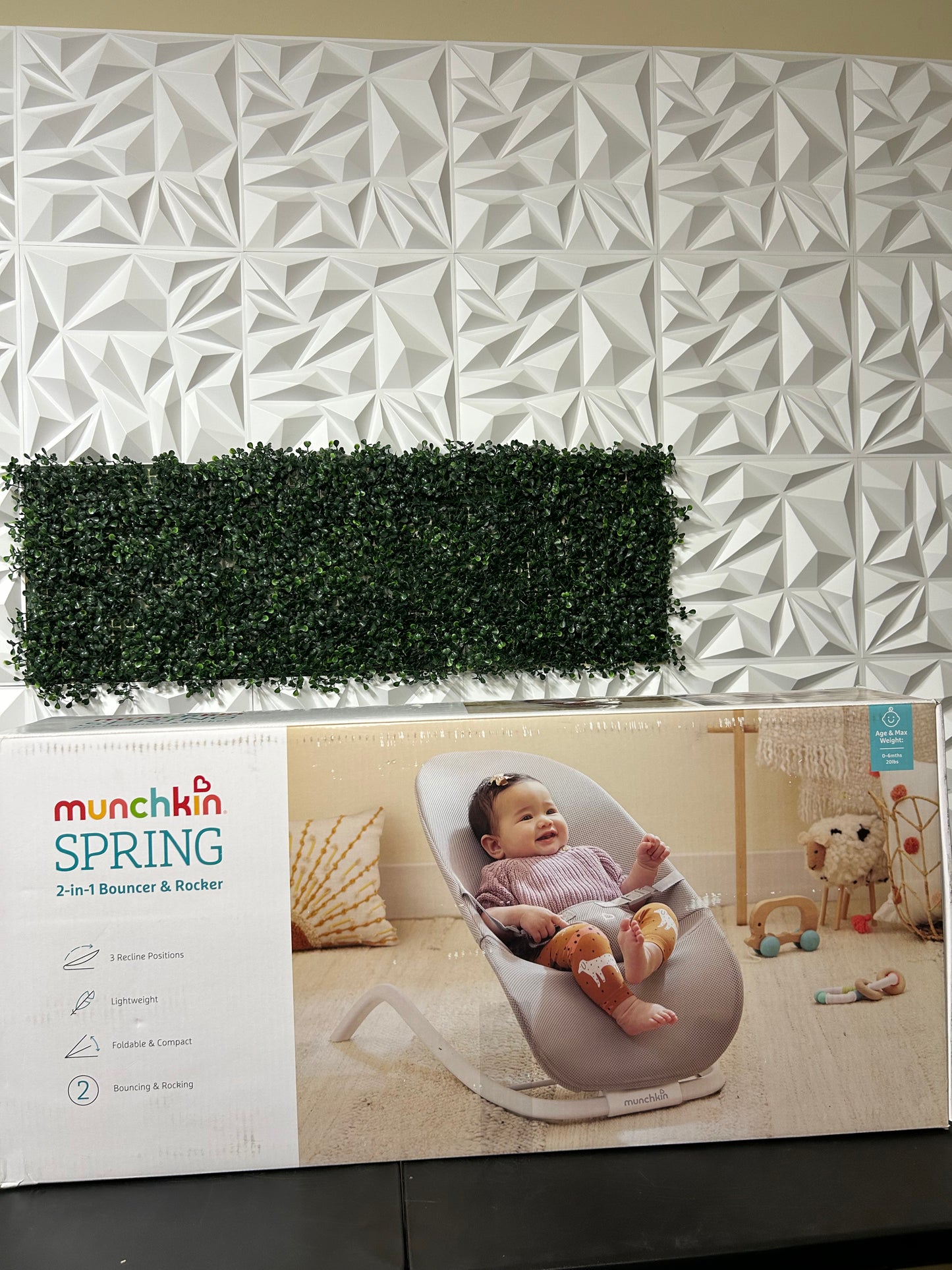 Munchkin Spring 2-in-1 Bouncer and Rocker