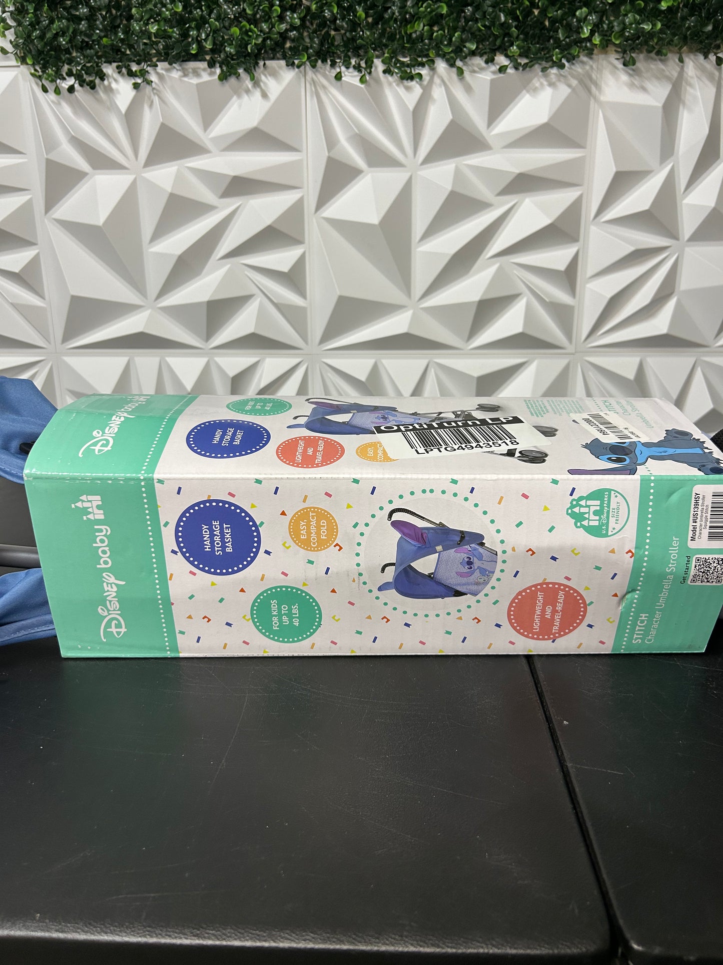 Disney 3D Character Umbrella Stroller - Stitch