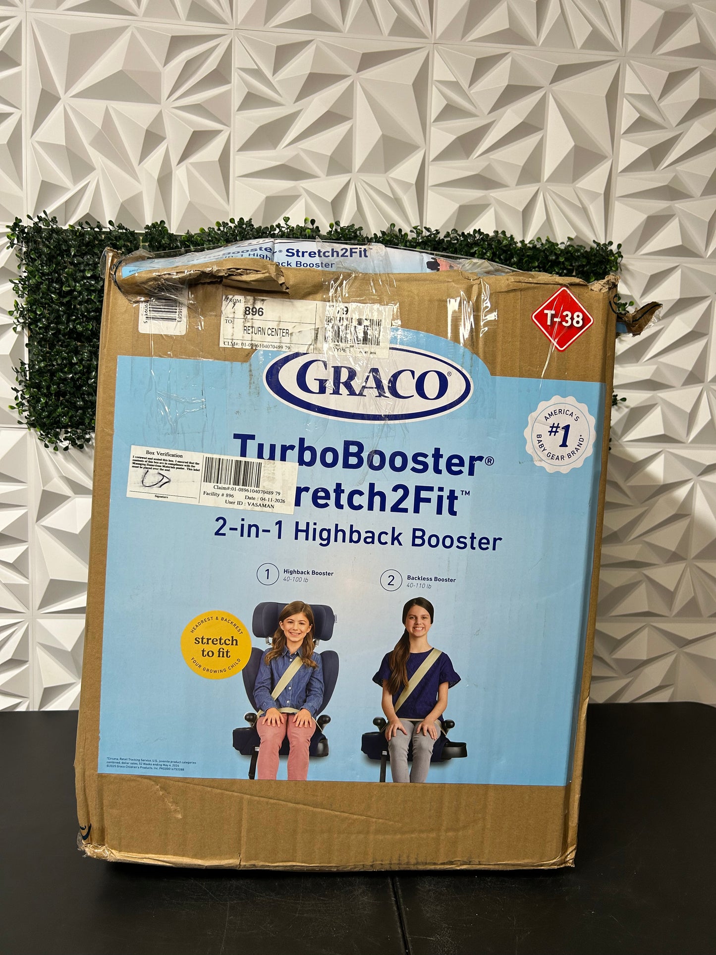 TurboBooster® Stretch2Fit™ Booster Seat