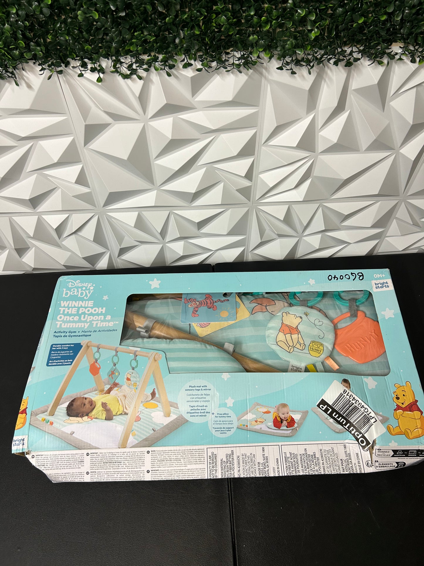 Bright Starts Winnie The Pooh Once Upon a Tummy Time Baby Playmat: Animal Icon Theme